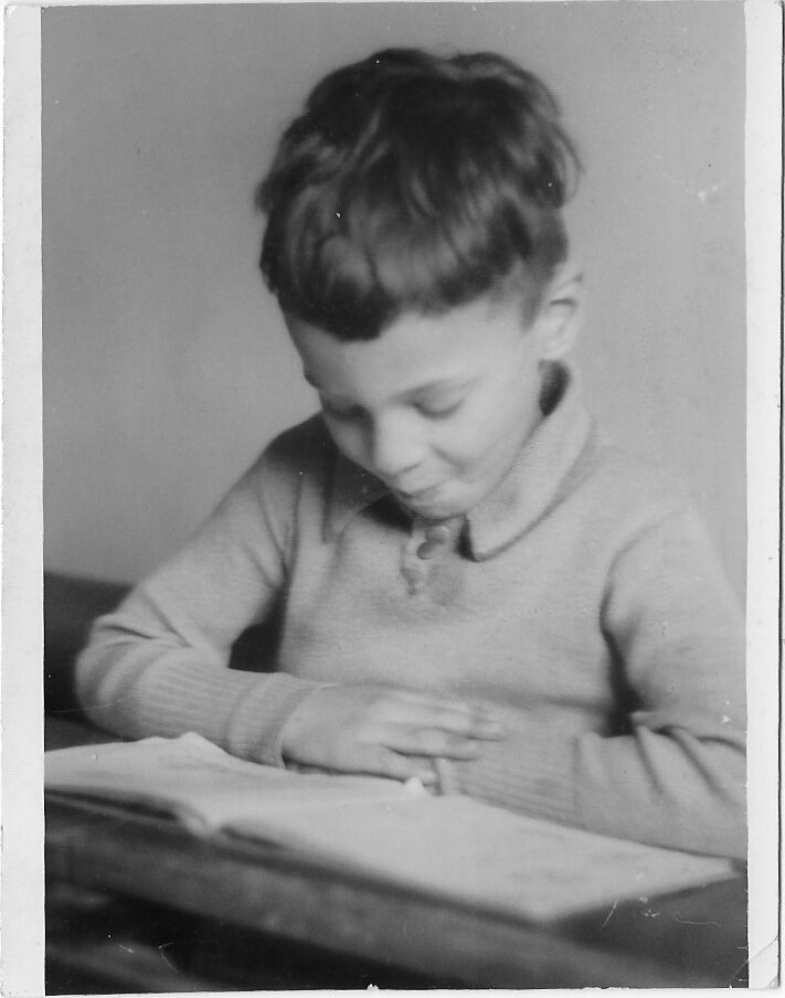 Steven Frank at Dalton School in 1942