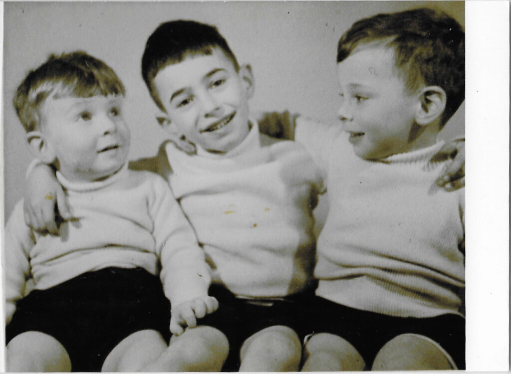 Steven Frank and his brothers c1939
